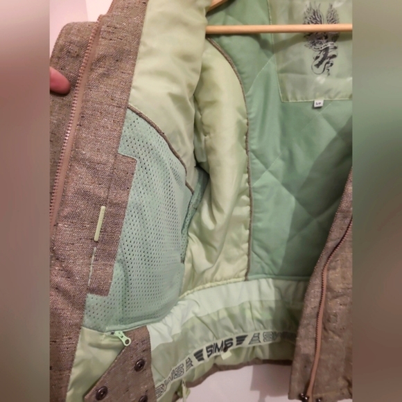 SIMS Snowboard Tweed Textured Hooded Jacket - Picture 8 of 12